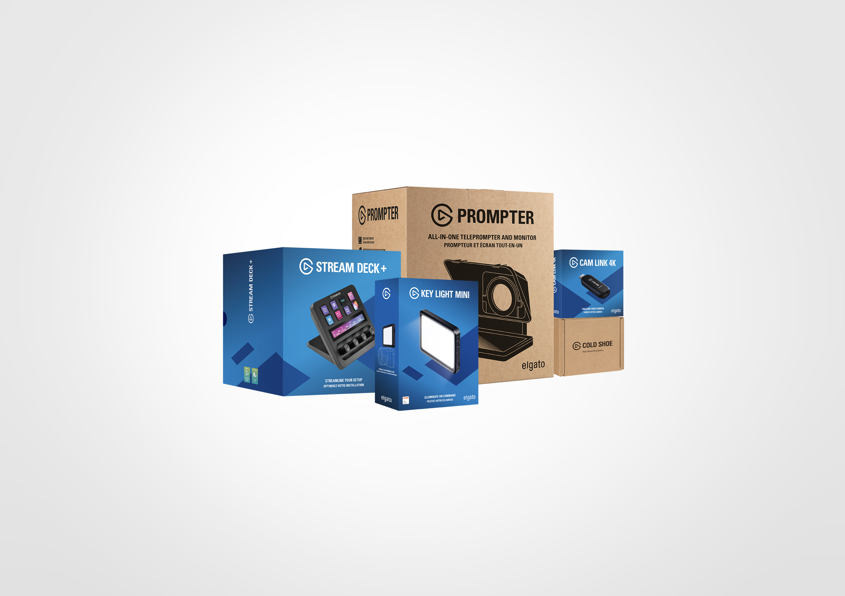 Prompter Cam Bundle Plus + Key Light Mini Elgato